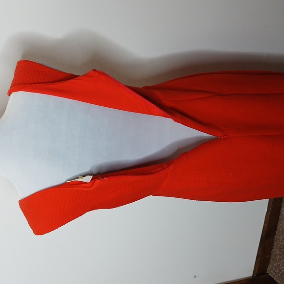 Maeve anthropologie vibrant red quilted shift dress size medium - Picture 8 of 16